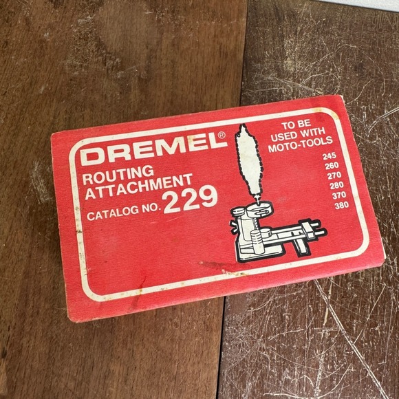 Dremel Routing Attachment 229 Moto-Tool Rotary Tool Woodworking Router - Picture 3 of 6